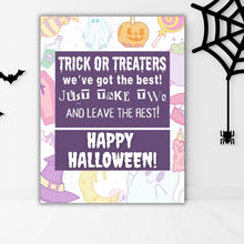 Load image into Gallery viewer, Halloween Candy Bowl Sign - Candy Pastels