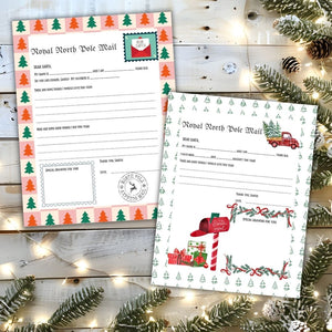 Letter to Santa Printable Bundle | Letter from Santa | Letter to Santa envelope | Template Letter to Santa | Easy to print Digital Instant download | Fun Christmas