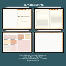 Load image into Gallery viewer, Agenda 2025 Digital Sin Fechas | Inicia Domingo y Lunes | 5 Portadas distintas | 200 Stickers | Manual de Instrucciones
