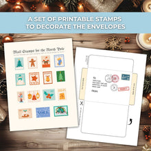 Load image into Gallery viewer, Letter to Santa Printable Bundle | Letter from Santa | Letter to Santa envelope | Template Letter to Santa | Easy to print Digital Instant download | Fun Christmas
