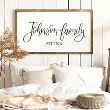 Load image into Gallery viewer, Personalized Family Last Name Hand Lettering | Farmhouse Digital Wall Art
