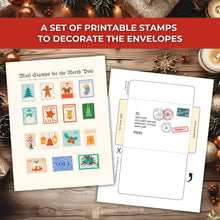 Load image into Gallery viewer, Letter to Santa Printable Bundle | Letter from Santa | Letter to Santa envelope | Template Letter to Santa | Easy to print Digital Instant download
