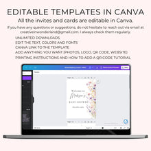 Load image into Gallery viewer, Editable Welcome Sign for Baby Shower Baby in Bloom | Welcome to Baby Shower Sign | Welcome to Baby Shower Template
